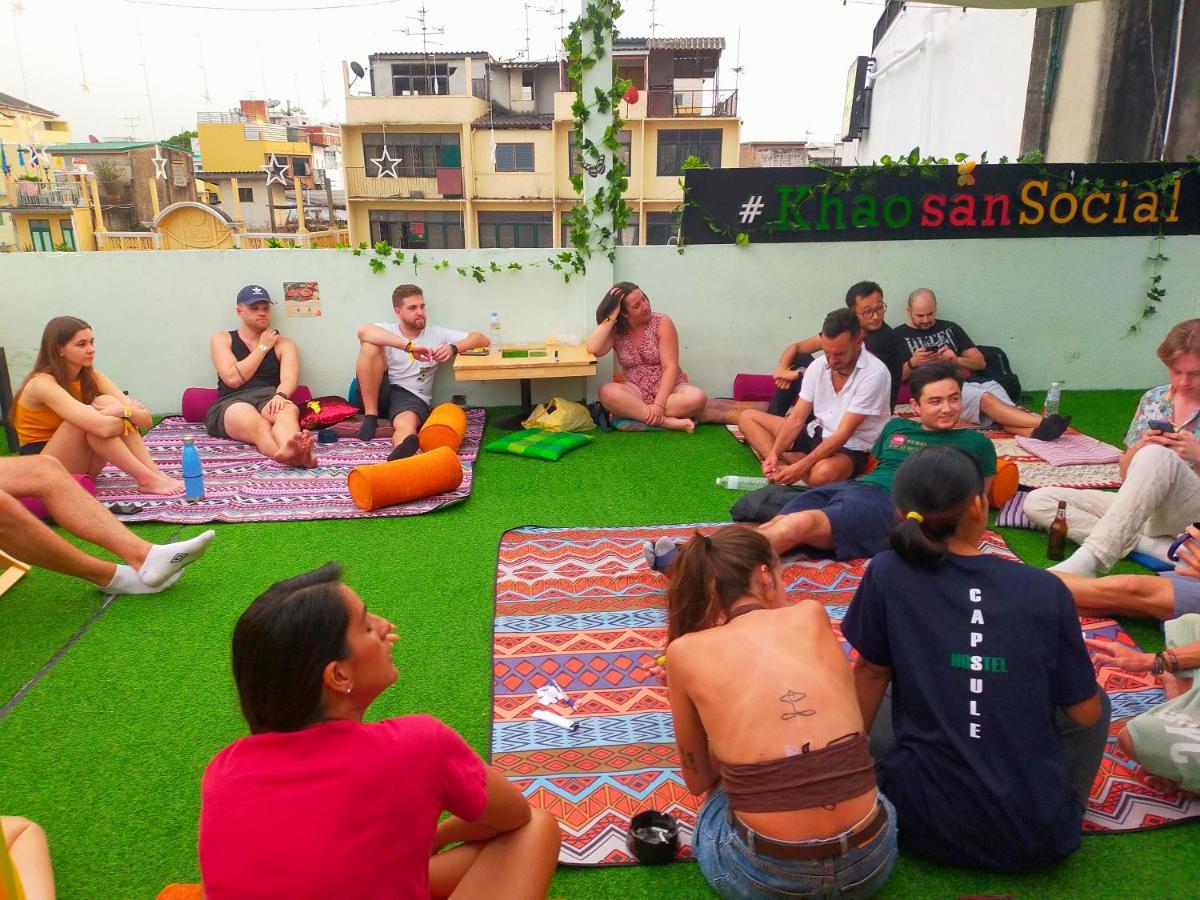 Khao San Social Capsule Hostel Bangkok Kültér fotó
